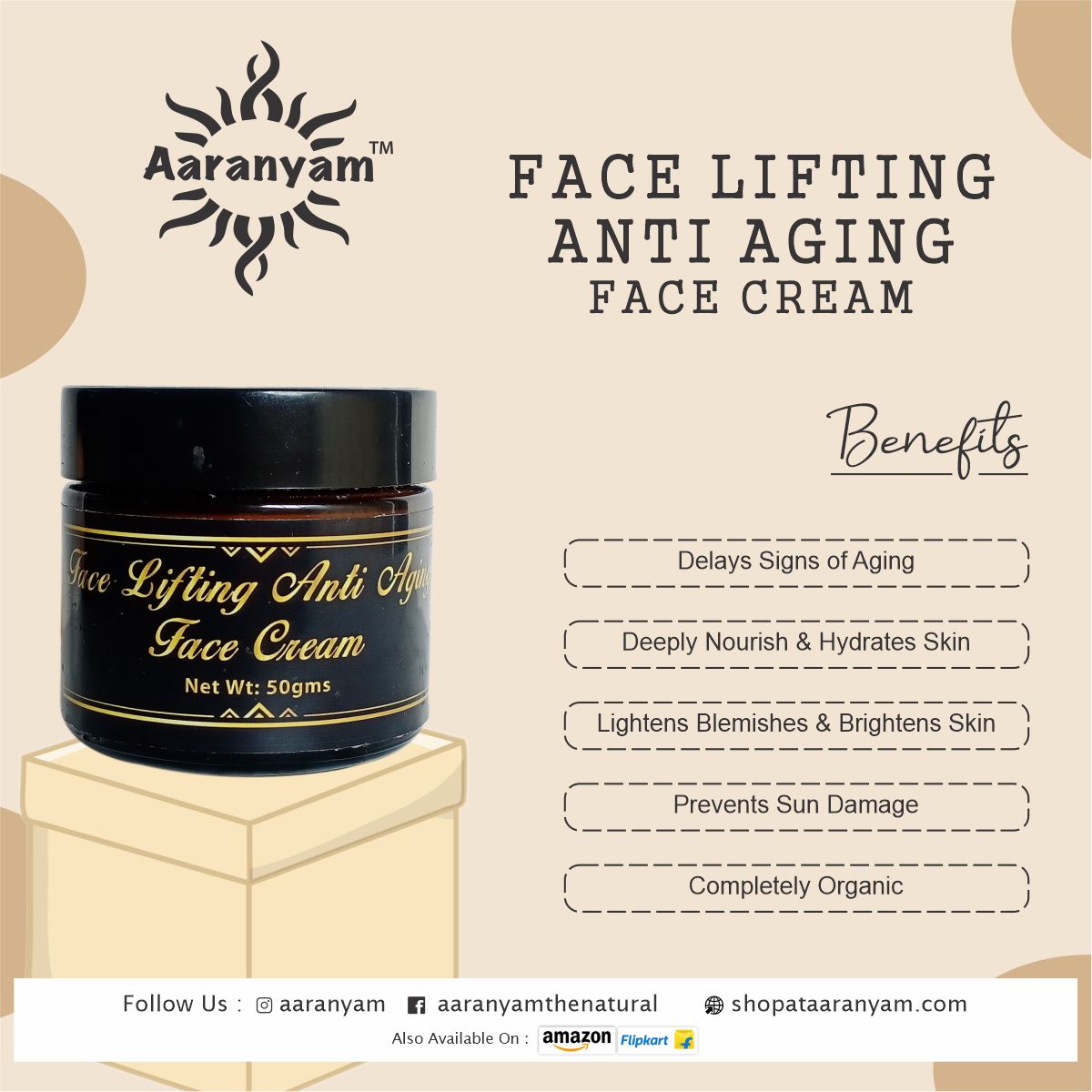 Face Lifting Anti Aging Face Cream