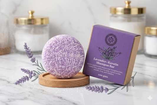 Extra Shine - Lavender Shampoo Bar Enriched with Argan oil - shampoo bar 100g A great shampoo bar Deeply conditioning resulting Shiny Hair…