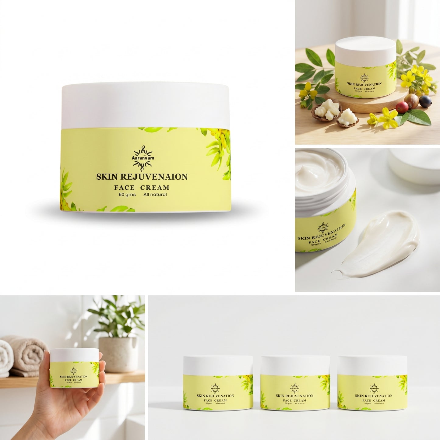 Aaranyam Skin Rejuvenating Face Cream for men & women- All age groups