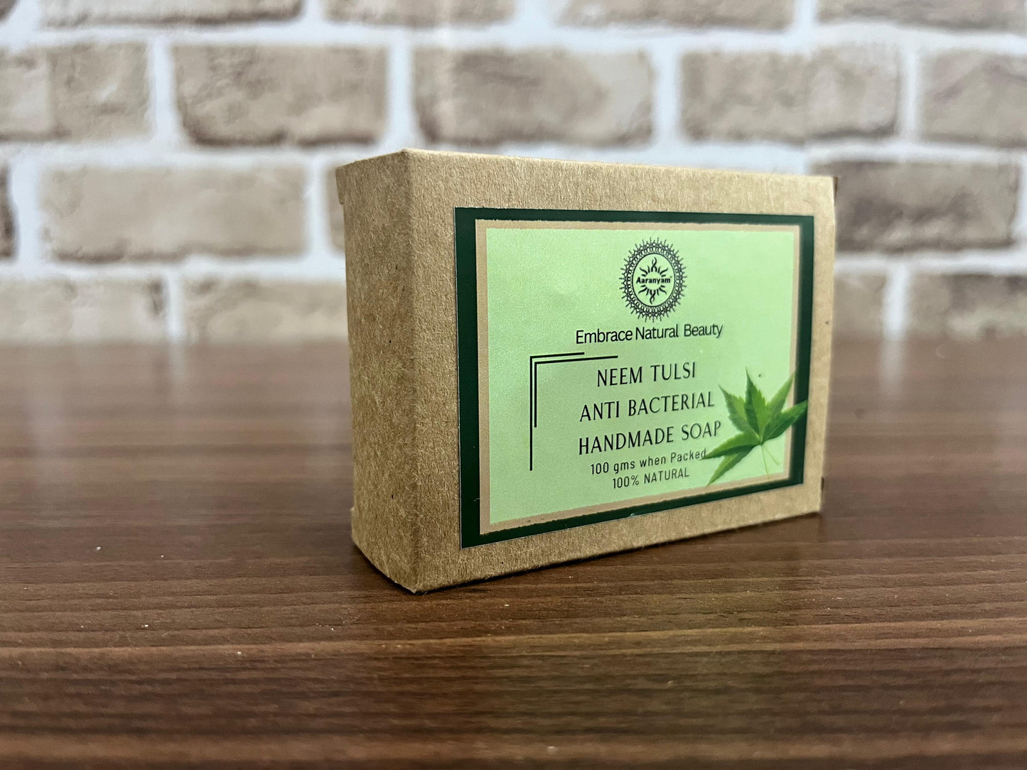 ๐ฟ Neem Tulsi Ayurvedic Handmade Soap โ Purify, Cleanse & Refresh Naturally (300 Gms Pack Of 3) neem Tulsi - anti bacterial Soaps For Bath | Paraben Free | | Handmade Soaps For Men & Women (Copy)