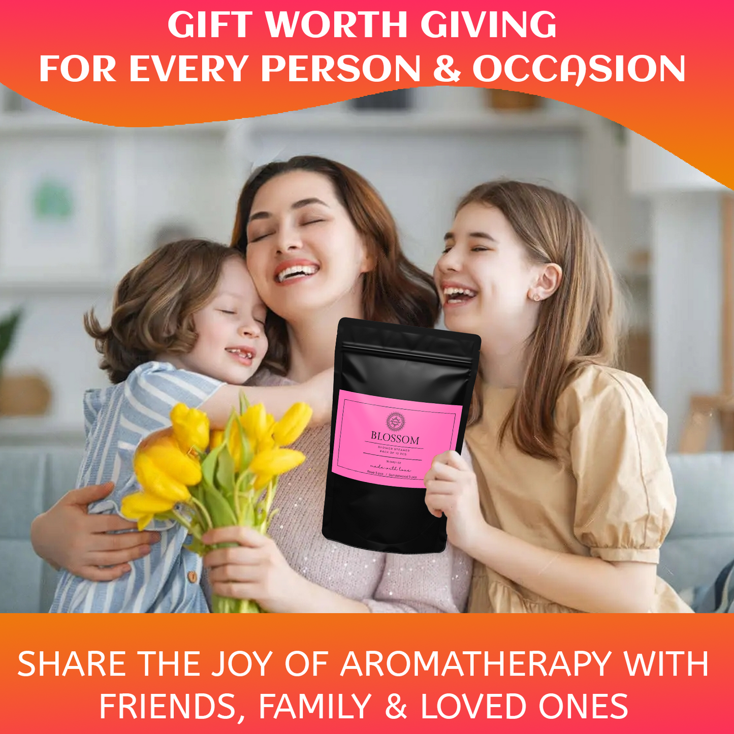 Aaranyam Aromatherapy Shower Steamers - 10 Tablets (1oz each), Shower Bombs with Essential Oils for Stress Relief, Self Care, Relaxation. Perfect for Women, Men, Moms.…