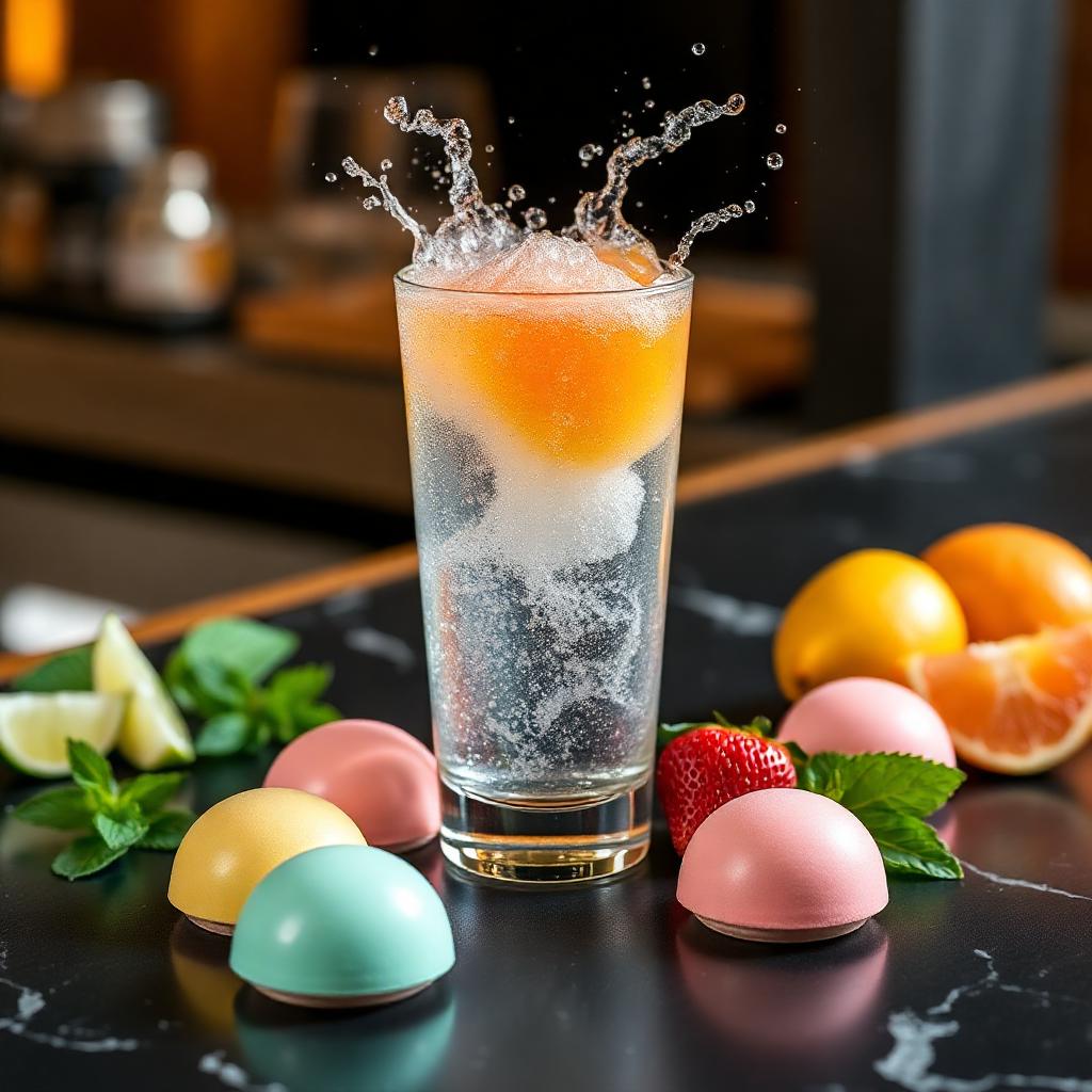 "Drop, Fizz & Cheers – Instant Cocktails, Anytime!"-Cocktail bombs Cocktail Bomb ball