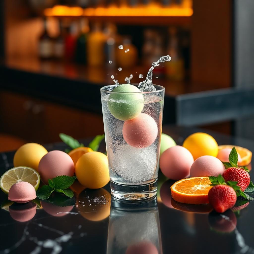 "Drop, Fizz & Cheers – Instant Cocktails, Anytime!"-Cocktail bombs Cocktail Bomb ball