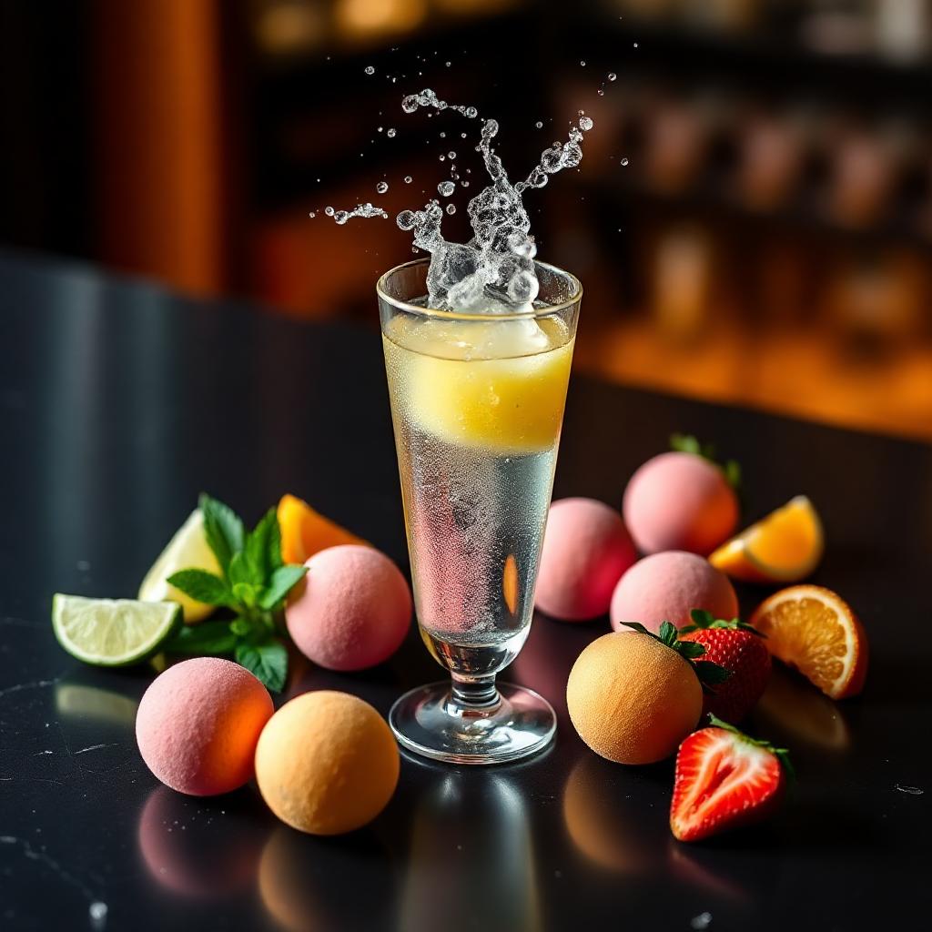 "Drop, Fizz & Cheers – Instant Cocktails, Anytime!"-Cocktail bombs Cocktail Bomb ball