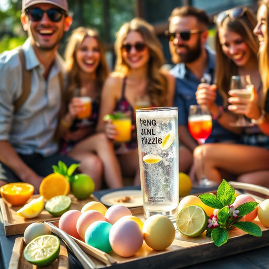 Aaranyam Party Ready Mocktail Bombs – Pack of 50 | Instant Fizzy Mocktails | Aam Panna, Strawberry, Pina Colada & Mint Mojito