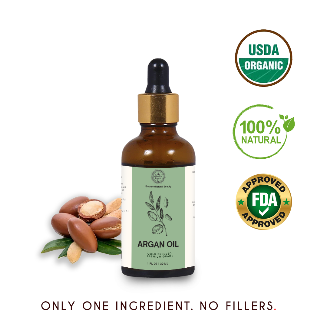 Soothe Itchy Scalp: Massage Moroccan Argan oil into the scalp to boost circulation and protect from styling heat damage.