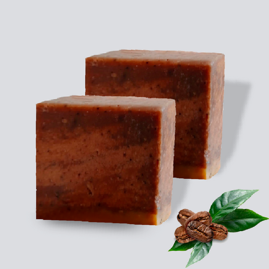 Aaranyam coffee handmade soap - PACK OF 2- for men -coffee soap for women - scrub/Skin Polish exfoliator…