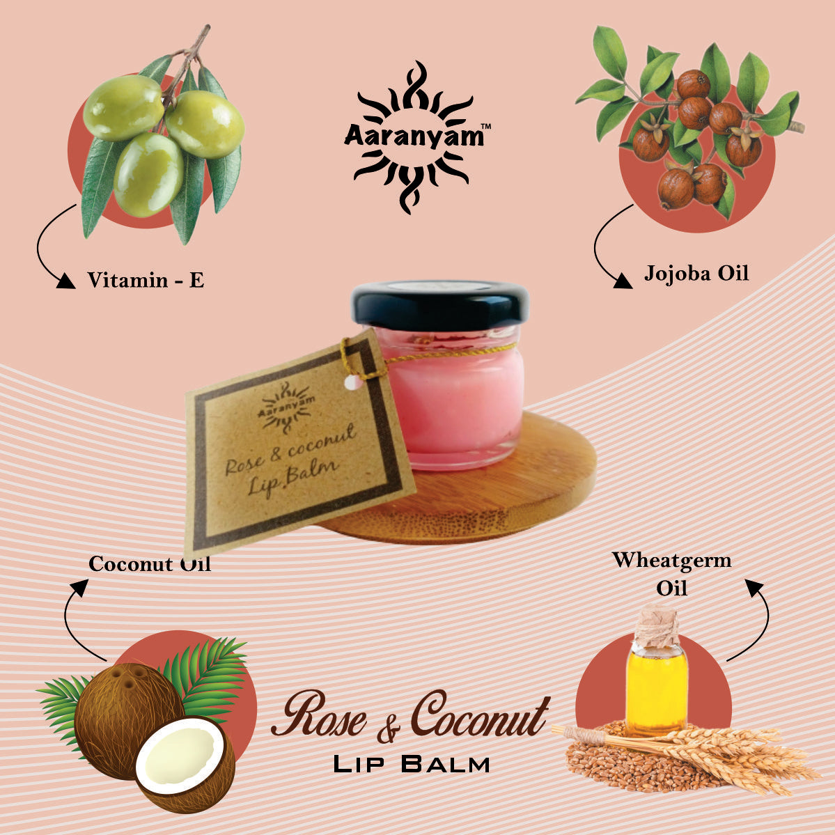 Lip Balm 20 gms- Plastic free Packing- Organic- Free from Harmful chemicals for Men Women , Boys and girls