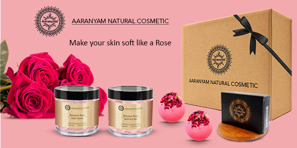 Aaranyam - Rose Spa Gift Set for women - Includes Bath Bomb - Body butter - sugar body scrub- Ultimate Gifting Destination | Wedding Gifts to Premium Bulk Corporate Gifts!