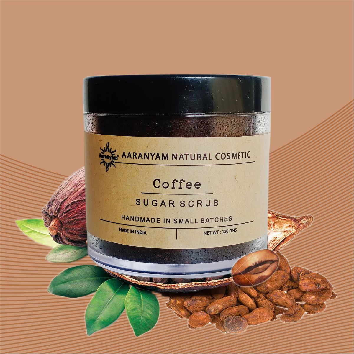 Indulgent Spa Hamper: Awsom Gift set for any Occassion "-Containing the Coffee sugar scrub, Coco-Vanilla Body Butter & Coco-Vanilla Lip balm. Gifts for Women-Men