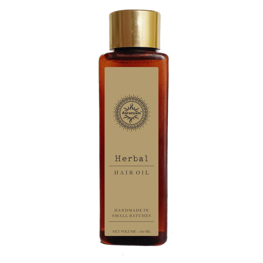 Herbal Hair Oil-Hair Oil For dry Scalp-Hair Fall - aaranyam.com