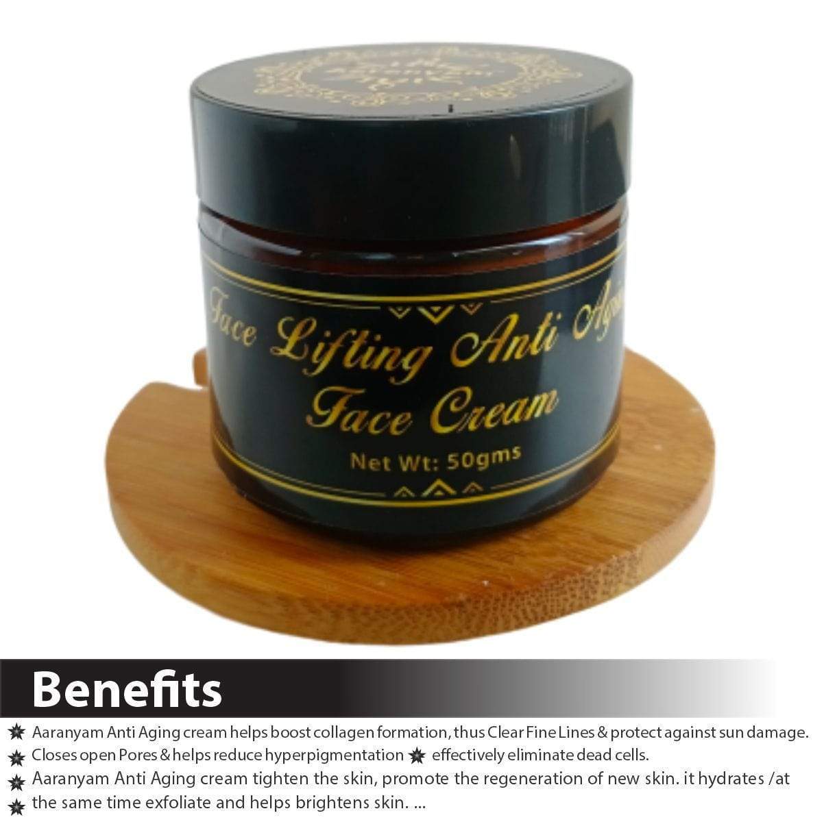 Face Lifting Anti Aging Face Cream - aaranyam.com