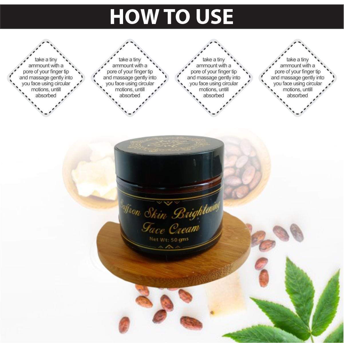 Saffron Skin Brightening Face Cream - aaranyam.com