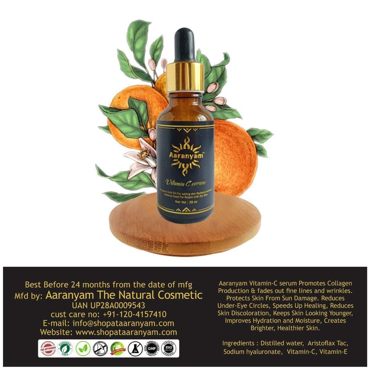 Vitamin-C Face Serum - aaranyam.com