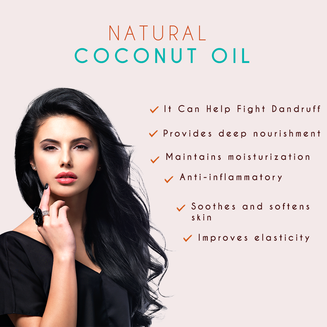 Organic Coconut Oil, Cold-Pressed - Natural Hair Oil, Skin Oil and Cooking Oil with Fresh Flavor, Non-GMO Unrefined Extra Virgin Coconut Oil 500 ml - one oil for skin care hair care and healthy lifestyle