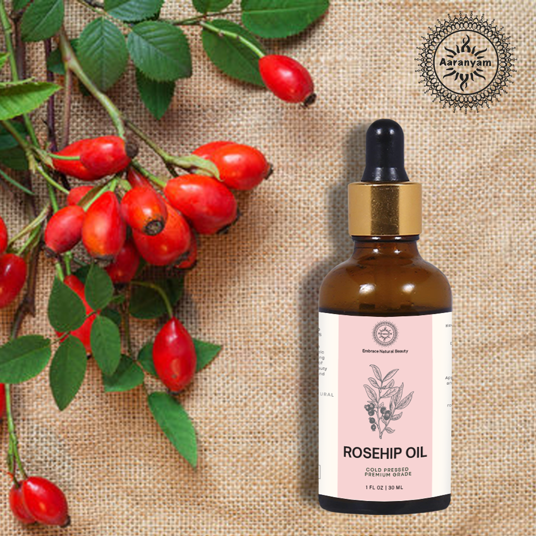 Pure Rosehip oil Cold prssed 100% Natural facial oil for glowing skin for women -mix in your face serum - Body Oil - & enjoy Calm skin -treating wrinkles brightening serum Even Skin tone
