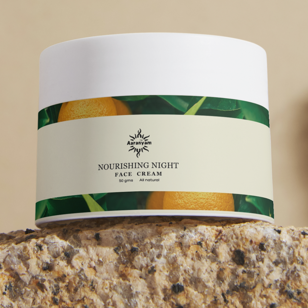Aaranyam Skin Nourishing Night Face Cream for Men-Women-50 grams, skin brightening, anti aging, rejuvenating…
