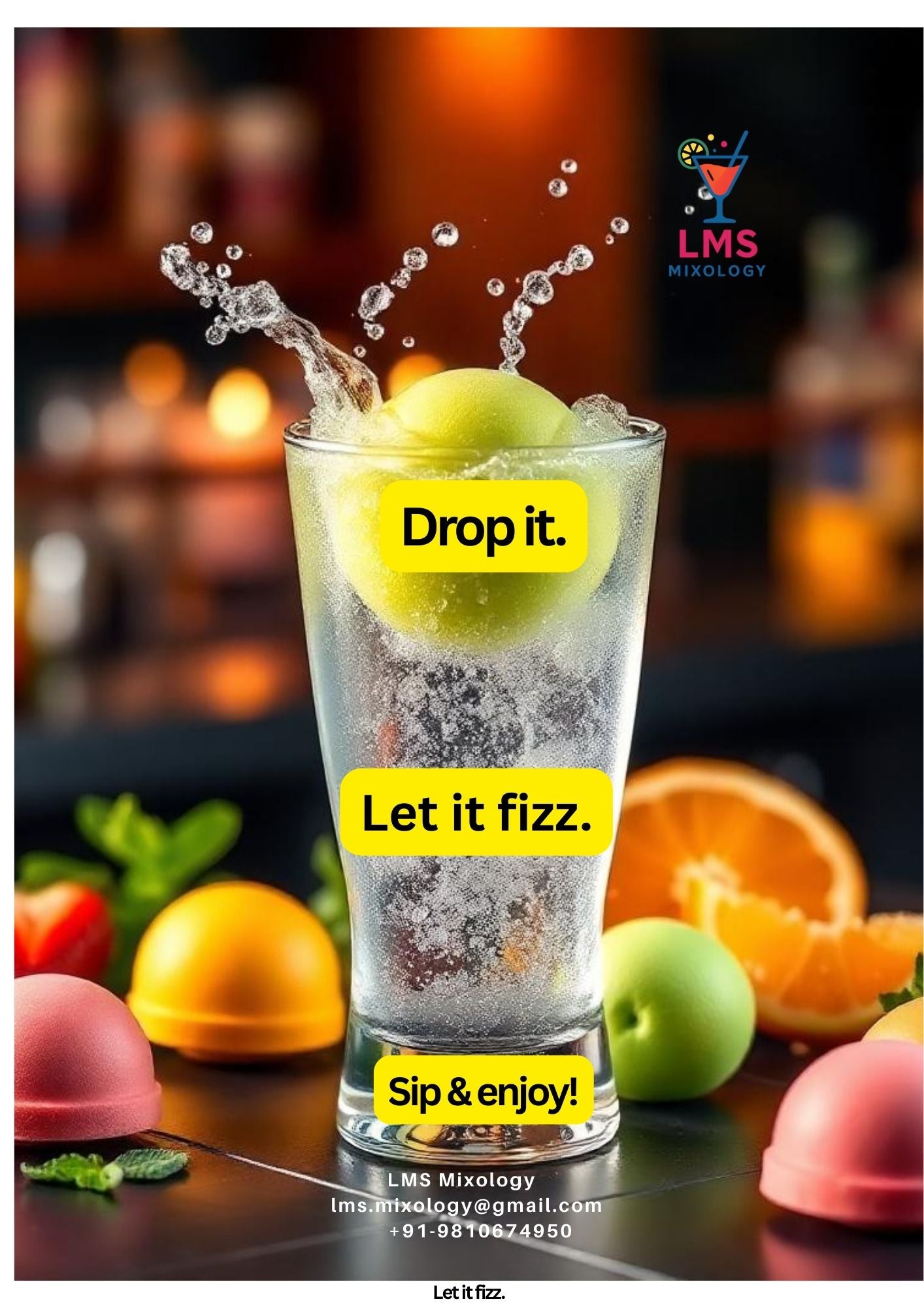 "Drop, Fizz & Cheers – Instant Cocktails, Anytime!"-Cocktail bombs Cocktail Bomb ball