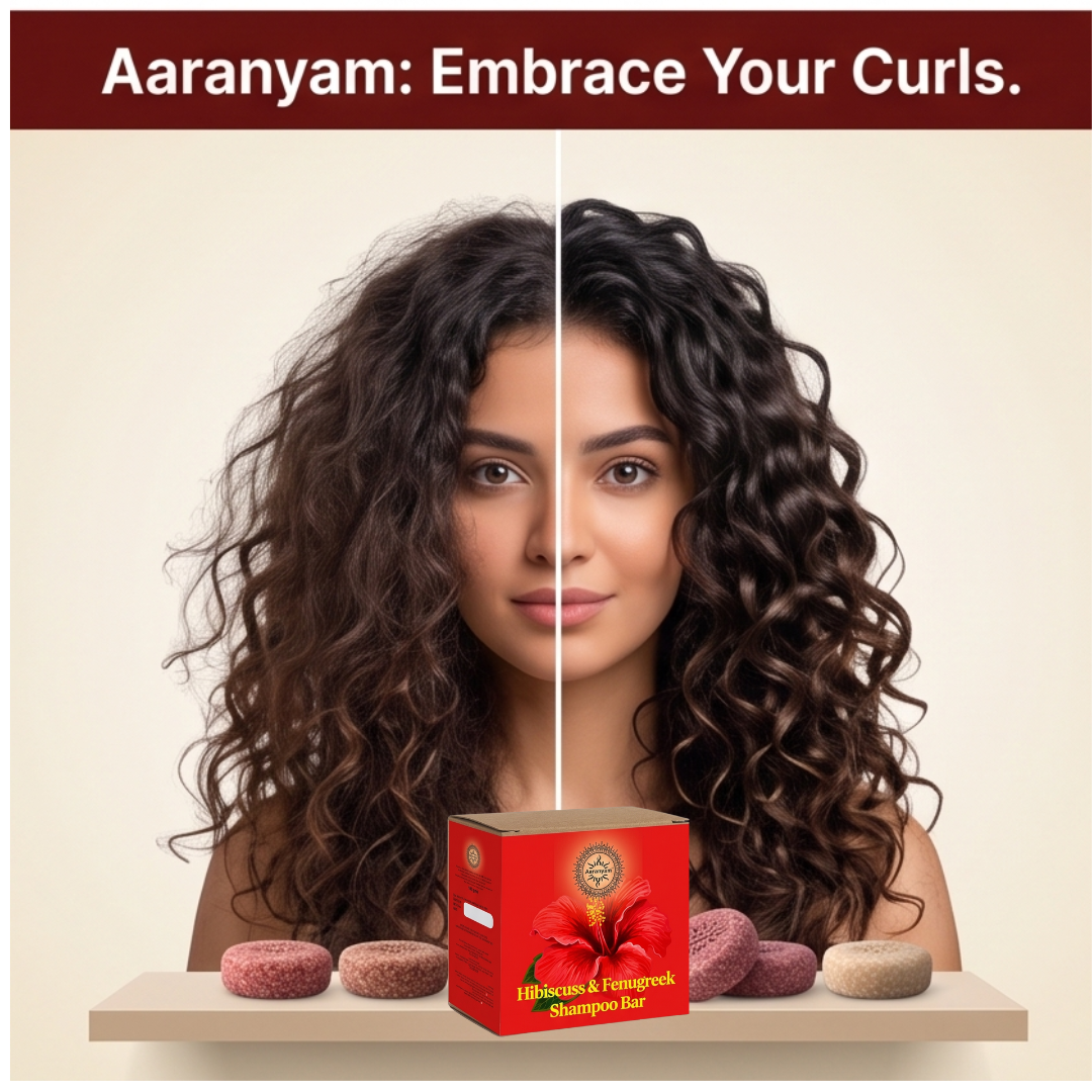 Aaranyam Hibiscus &amp; Fenugreek Deep Conditioning Shampoo Bar