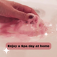 Aaranyam | Bath Bomb - Rose petals, Coffee, Callandulla, Oats, Pink salt, Lavender |Refreshing hot water bath hydrating moisturizing enchanting rose (75 g) each pack of 6