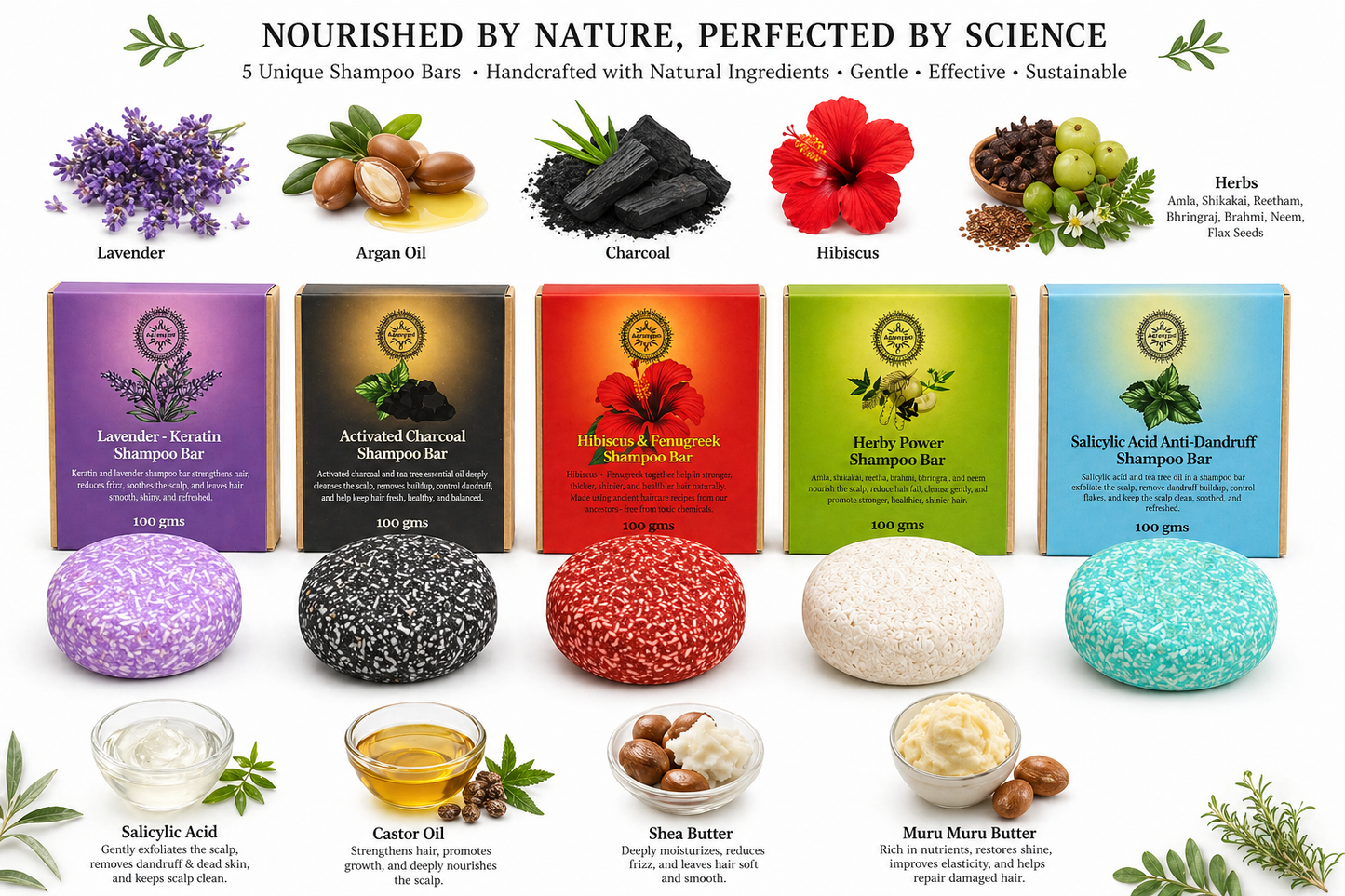 Anti dandruff shampoo bar : Shampoo bars reduce plastic waste, are cost-effective, last longer, made with natural ingredients and are environmentally friendly