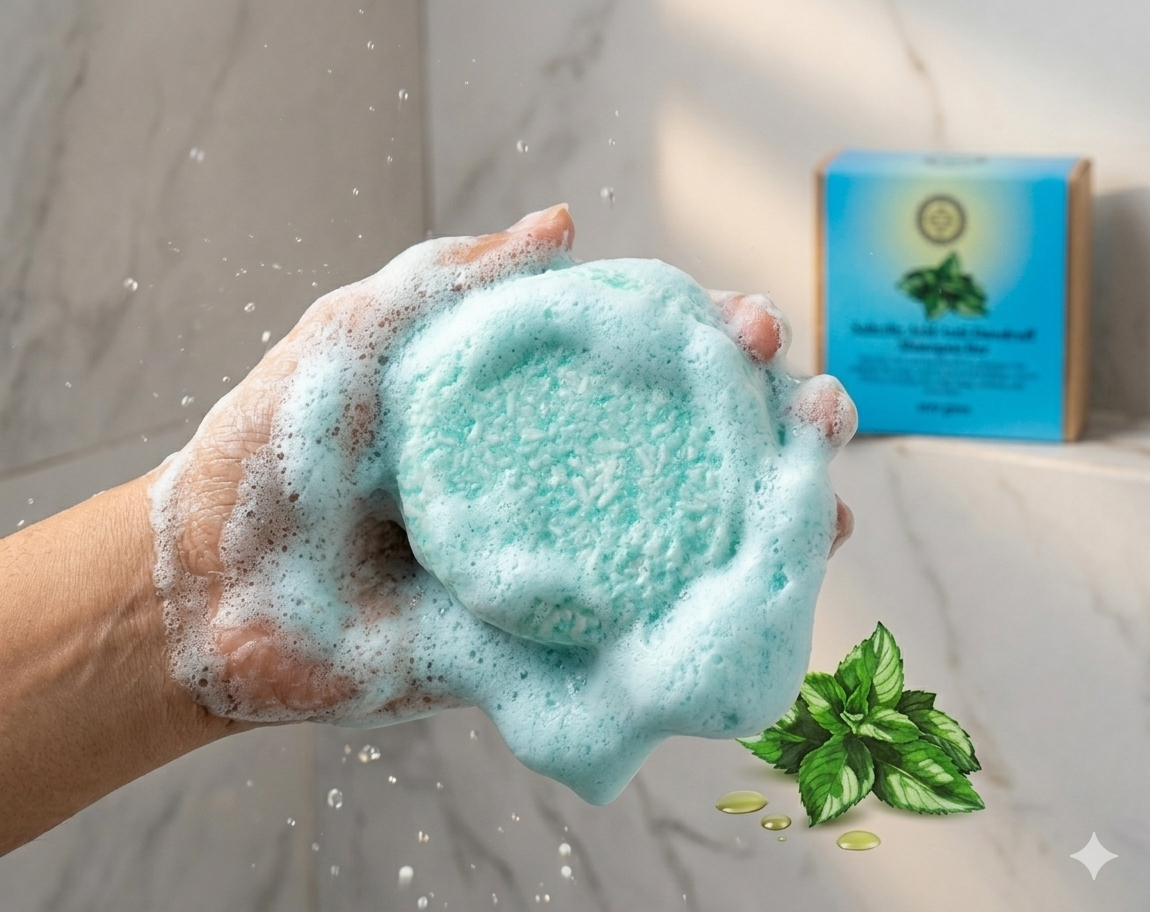 Anti dandruff shampoo bar : Shampoo bars reduce plastic waste, are cost-effective, last longer, made with natural ingredients and are environmentally friendly