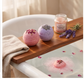6-Piece Botanical Bath Fizzer Collection – Essential Oil Infused Self-Care Kit for Stress Relief- Rose Petals, Coffee, Calendula, Oats, Pink Salt, Lavender | Hydrating Bliss for Relaxing Hot Water Baths (75 g Each), Pack of 6