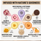 6-Piece Botanical Bath Fizzer Collection – Essential Oil Infused Self-Care Kit for Stress Relief- Rose Petals, Coffee, Calendula, Oats, Pink Salt, Lavender | Hydrating Bliss for Relaxing Hot Water Baths (75 g Each), Pack of 6