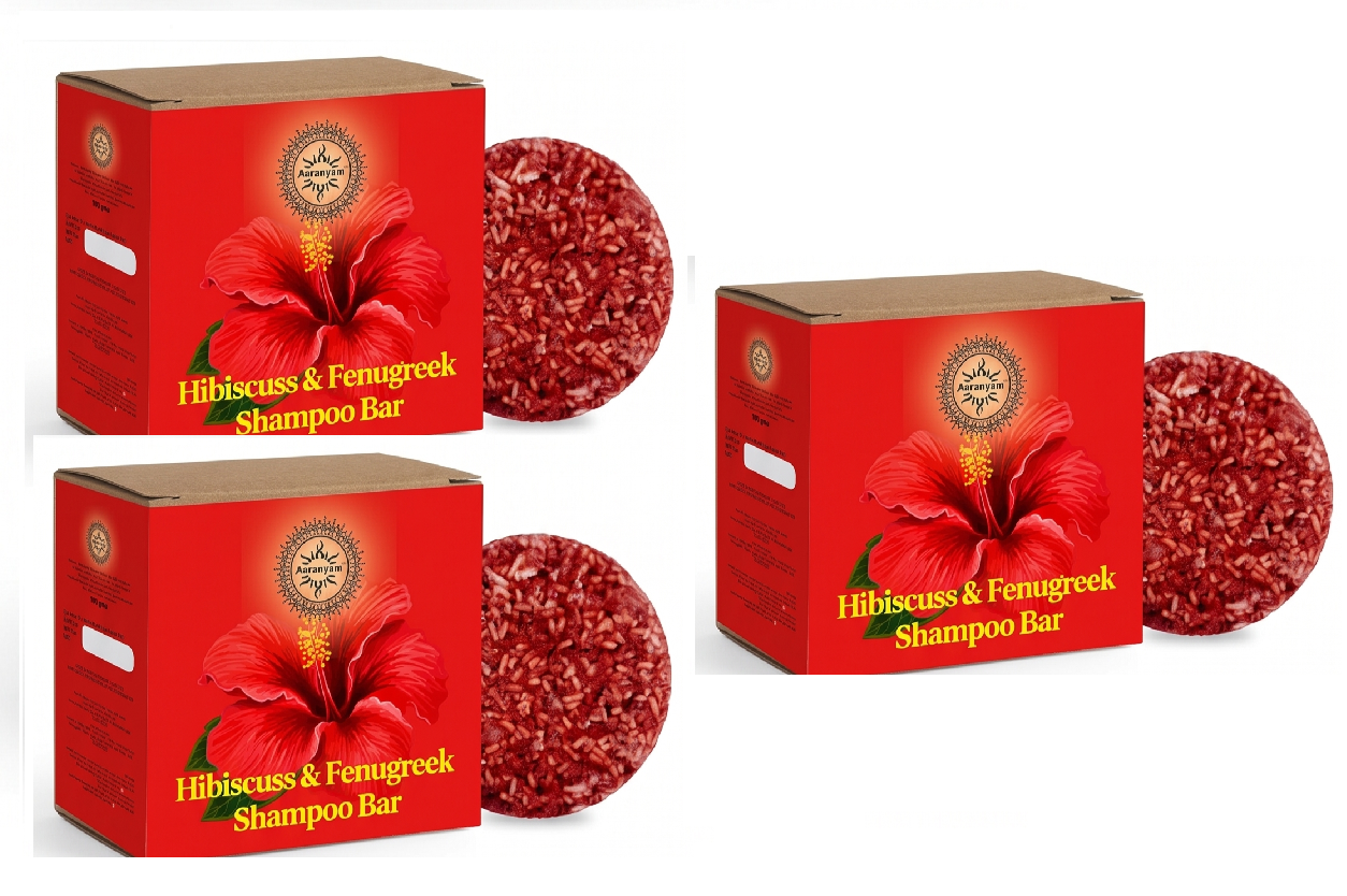 Aaranyam Hibiscus &amp; Fenugreek Deep Conditioning Shampoo Bar