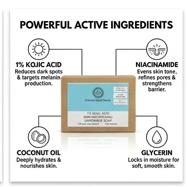 Kojic acid handmade soap 100 GM’s x 3