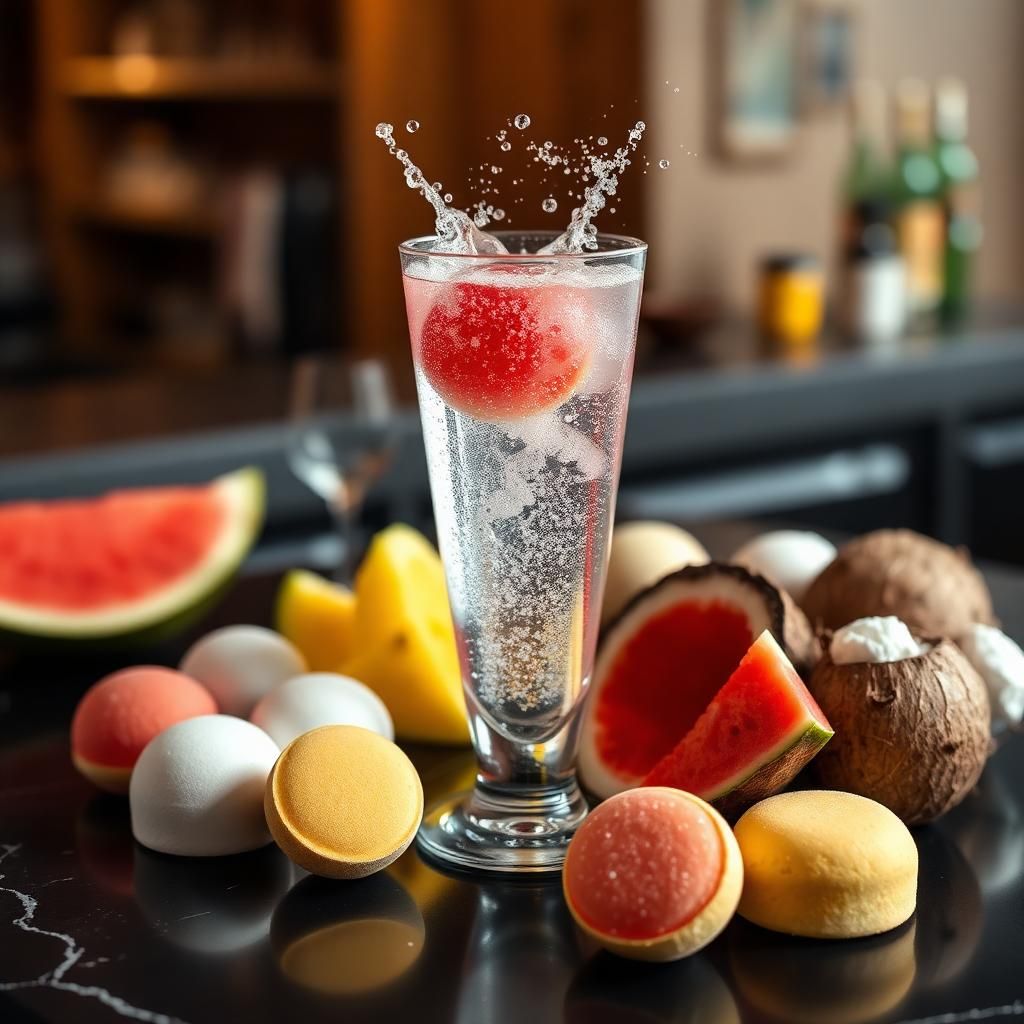 "Drop, Fizz & Cheers – Instant Cocktails, Anytime!"-Cocktail bombs Cocktail Bomb ball