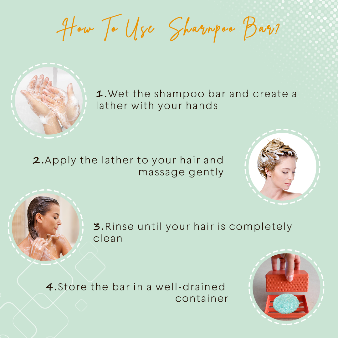 Copy of Anti dandruff shampoo bar : Shampoo bars reduce plastic waste, are cost-effective, last longer, made with natural ingredients and are environmentally friendly