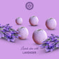 Lavender Buds Bath Bomb Refreshing hot water bath hydrating moisturizing enchantins Lavender-Fizzy Aromatic Bath Bomb (75g Each) - Pack of - 6