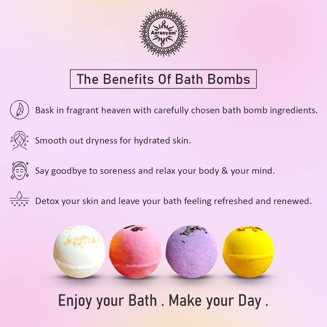 Refreshing shining star Hydrating Bath Bomb-Fizzy Aromatic Bath Bomb with Sandalwood , Rose and Jasmin Fragrance (165 g Each) - Pack of - 3 Perfect spa gift set for women men girls and boys