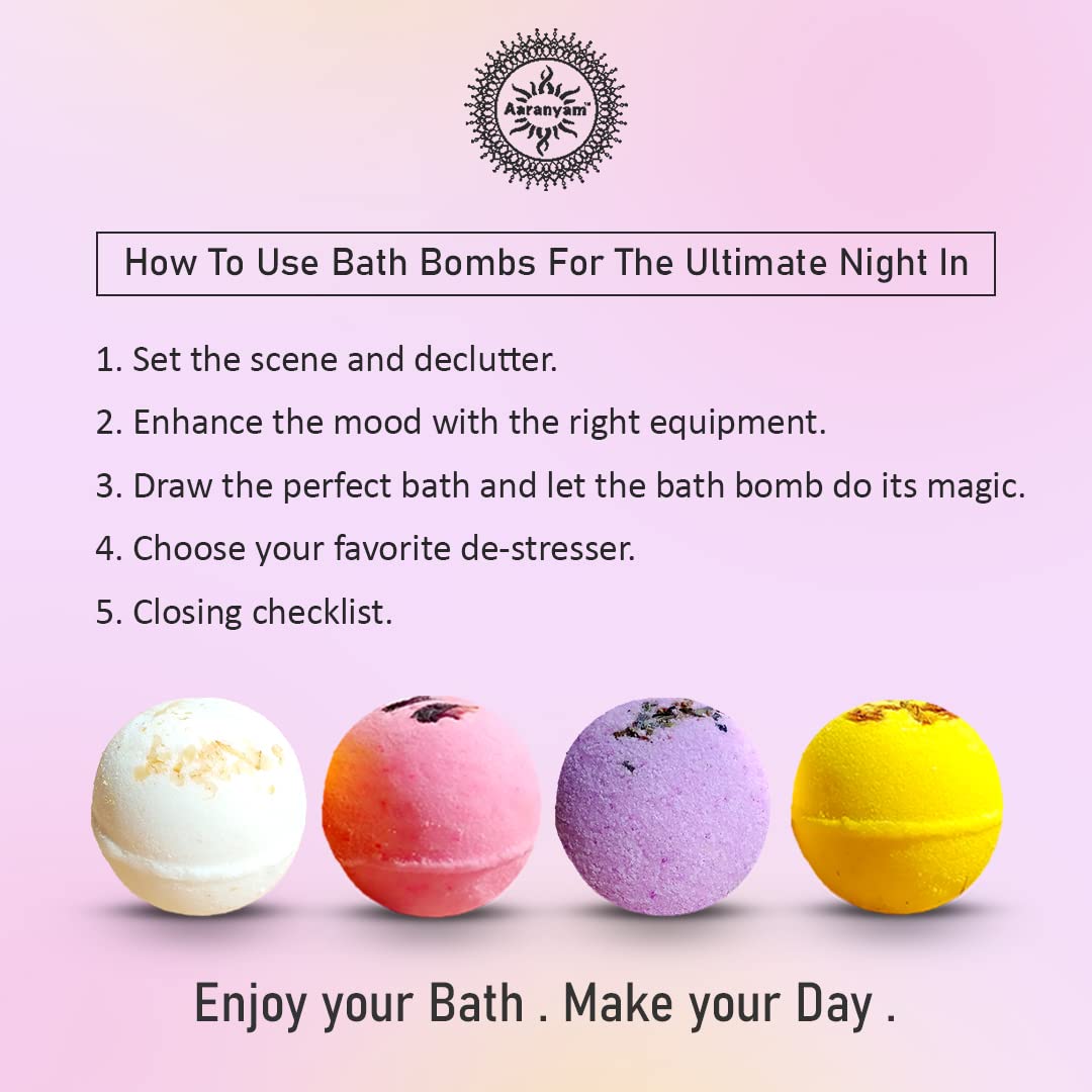 Bath Bomb - spa set for women _ Rose, calendula, Oats, Green tea, Pink salt  |Refreshing hot water bath hydrating moisturizing enchanting Fizzy