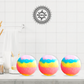 rainbow -strawberry Bath Bomb-Fizzy Aromatic Bath Bomb for kids (75g Each) - Pack of 3