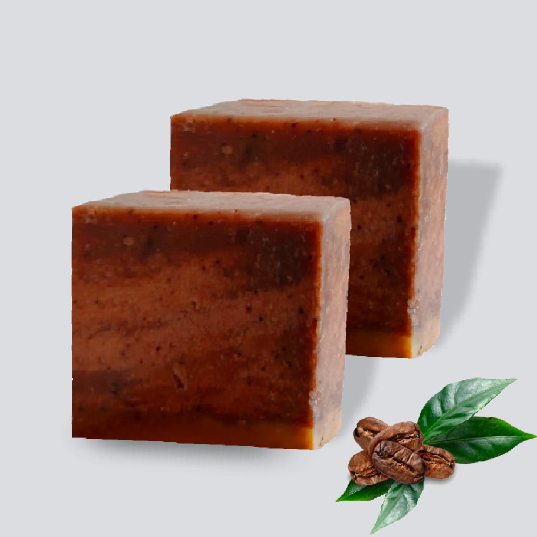 Aaranyam coffee handmade soap - PACK OF 2- –coffee soap for men -coffee soap for women - scrub/Skin Polish exfoliator…