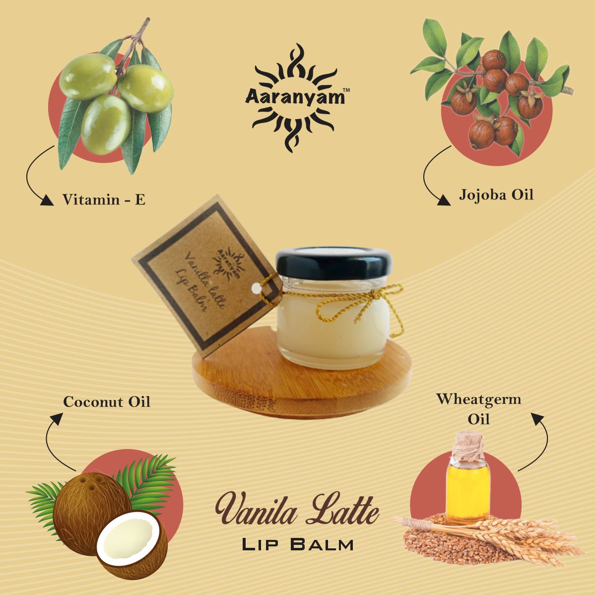 Lip Balm 20 gms- Plastic free Packing- Organic- Free from Harmful chemicals for Men Women , Boys and girls