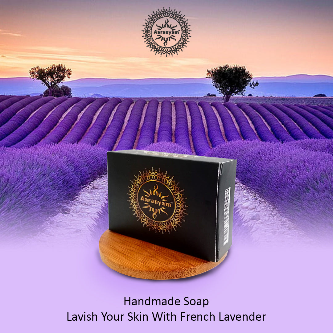 Calming Lavender bath bomb, Handmade organic soaps, Body butter, Sugar Scrub, wooden soap dish Christmas Gifts for Women 6 and Men – Luxury Bath Gift Set - Home Spa Gift- FREE CHRISTMAS DECORATION